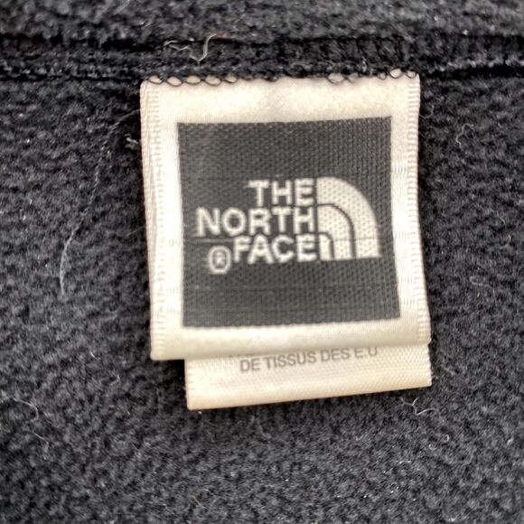 North Face Sweater Women Large Black Fleece Pullover 1/4 Zip Base Layer Gorpcore - Picture 5 of 11